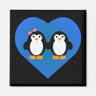 Íman Penguin Love