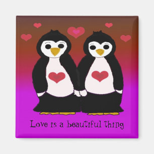 Íman Penguin Love