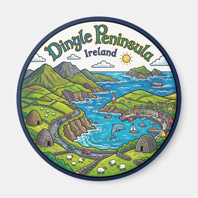 Íman Península de Dingle Irlanda (Frente)