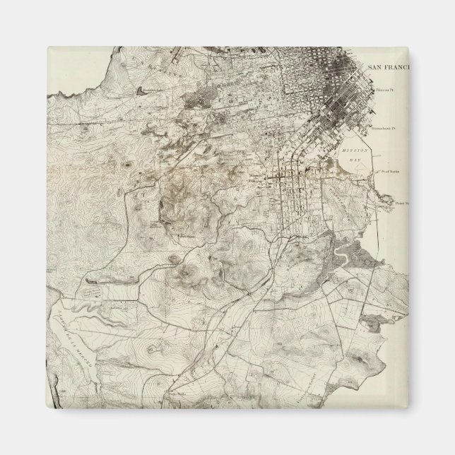 Íman Península de São Francisco (Frente)