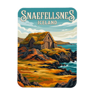 Íman Península de Snaefellsnes Islândia