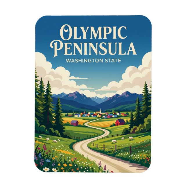 Íman Península Olímpica EUA (Vertical)