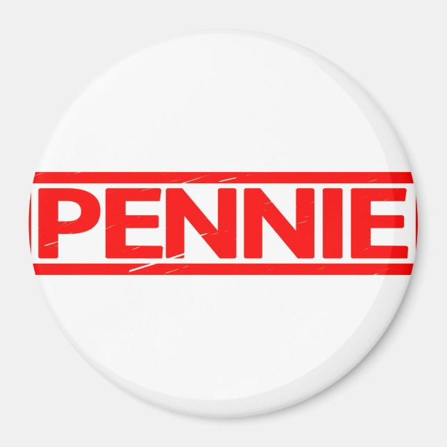 Íman Pennie Stamp (Frente)