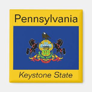Íman Pennsylvania Flag Magnet