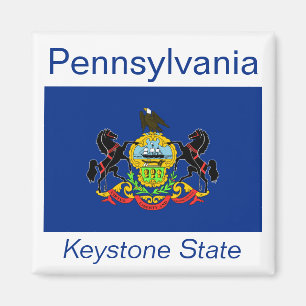 Íman Pennsylvania Flag Magnet