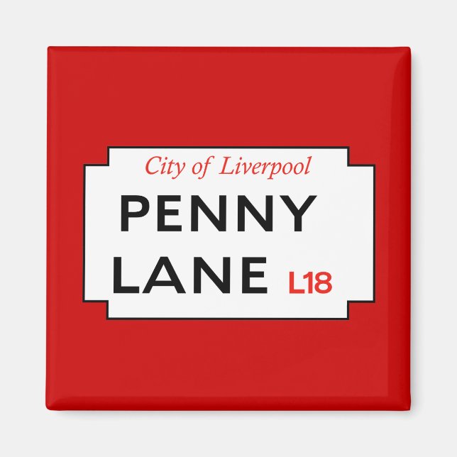 Íman Penny Lane (Frente)