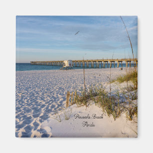 Íman Pensacola Sand Dunes Pier Morning Magnet
