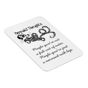 Íman Pensamentos da sereia: Peixes fora da água