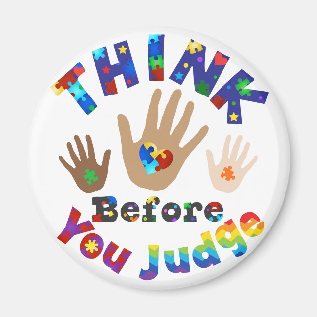 Íman Pense antes de julgar (Frente)