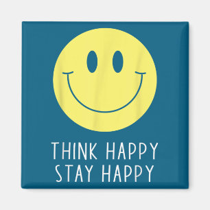 Íman Pense Feliz Fique Feliz Citação de Motivação Amare