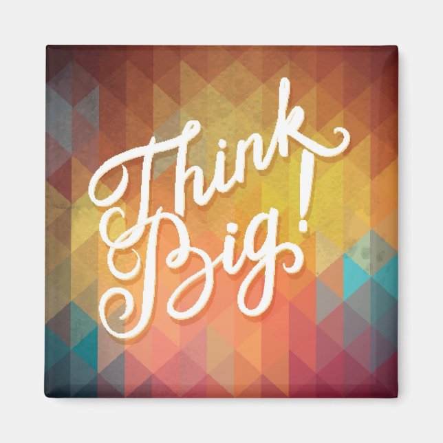 Íman Pense grande (Frente)