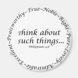 Íman Pense sobre tais coisas… 4:8 dos Philippians