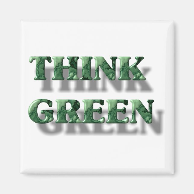 Íman Pense verde (Frente)