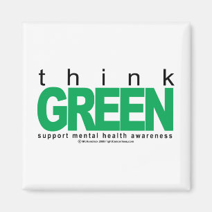 Íman Pense verde da saúde mental