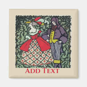 Íman Pensilvânia Dutch, adicionar texto Magnet