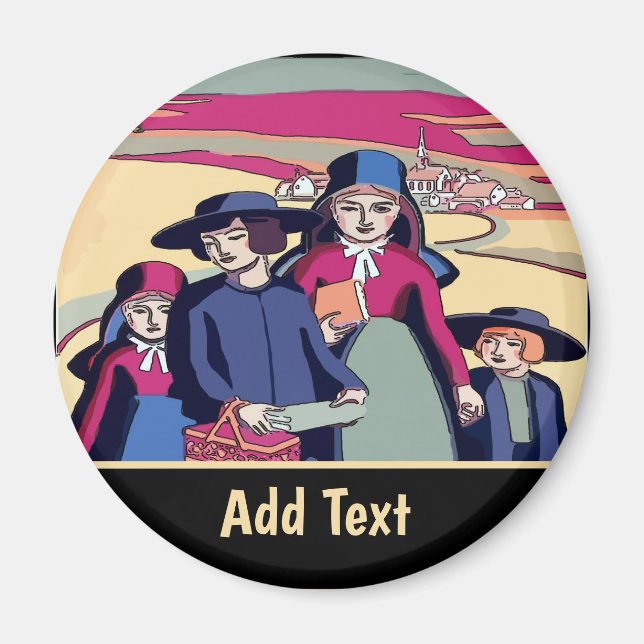 Íman Pensilvânia Dutch, Lancaster, editar texto Magnet (Frente)