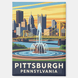 Íman Pensilvânia Pittsburgh Viagem