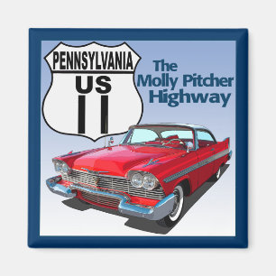 Íman Pensilvânia US Route 11 - Molly Pitcher