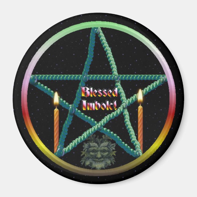 Íman Pentáculo de Imbolc (Frente)