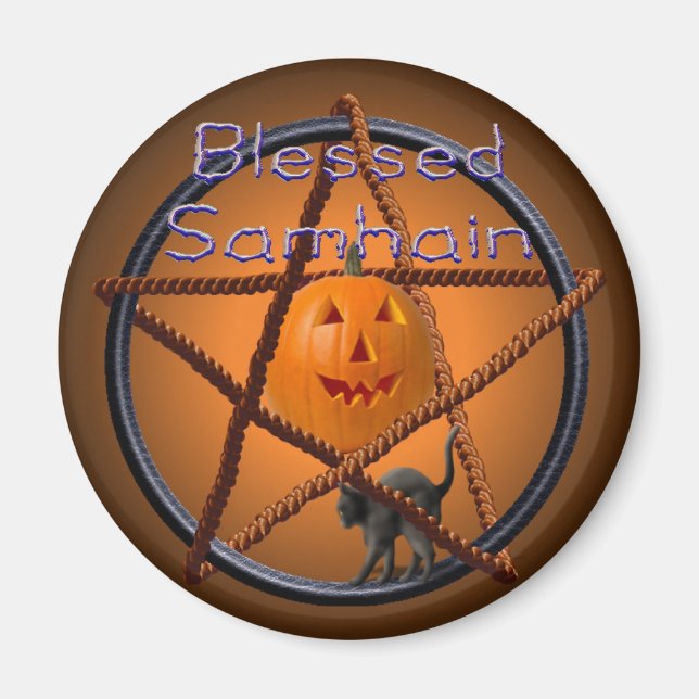 Íman pentáculo de samhain (Frente)