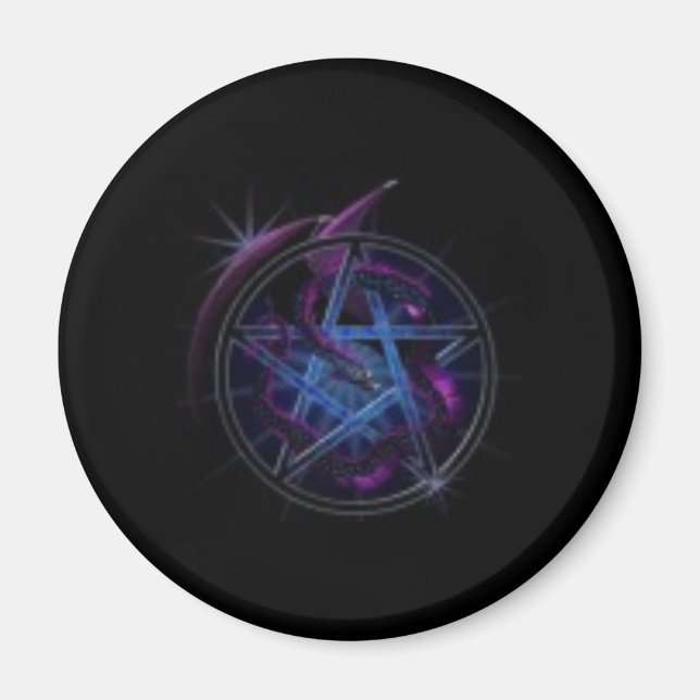 Íman Pentágono de dragão (Frente)