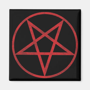 Íman Pentagram vermelho