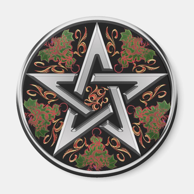 Íman Pentagrama Celta (Frente)