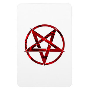 Íman Pentagrama do Diabo Vermelho