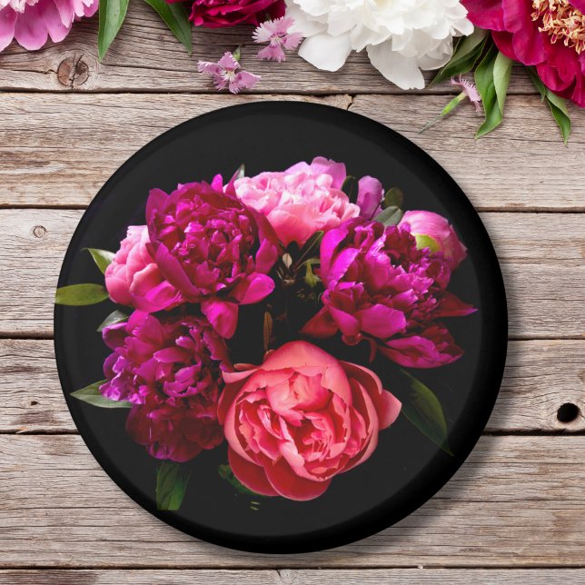 Íman Peônias Rosa e Roxo Dramáticas (Criador carregado)