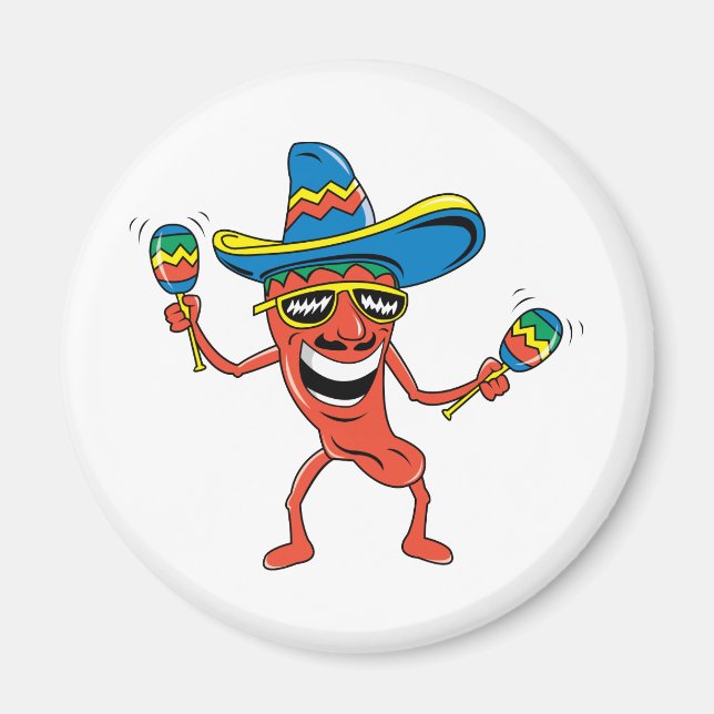 Íman Pepper chili mexicano (Frente)