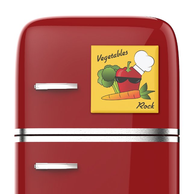 Íman Pepper Vermelho de Rock Vegetal (Criador carregado)