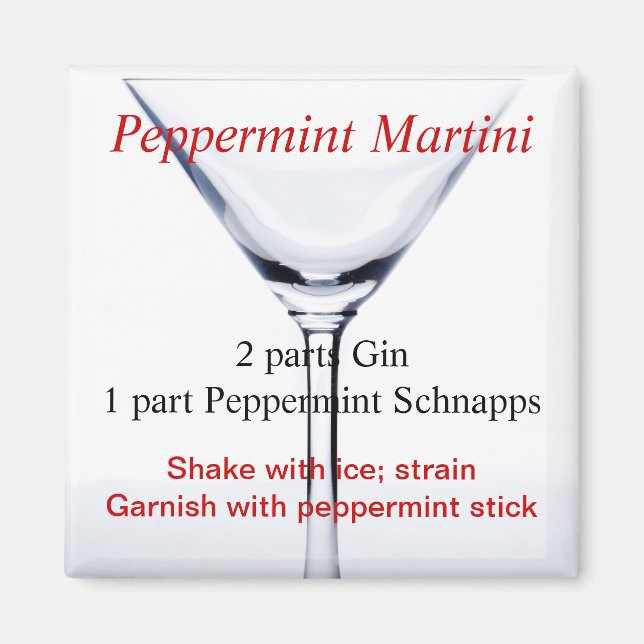 Íman Peppermint Martini (Frente)