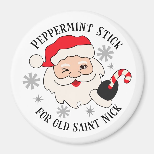 Íman Peppermint Stick for Old Santo Nick (Frente)