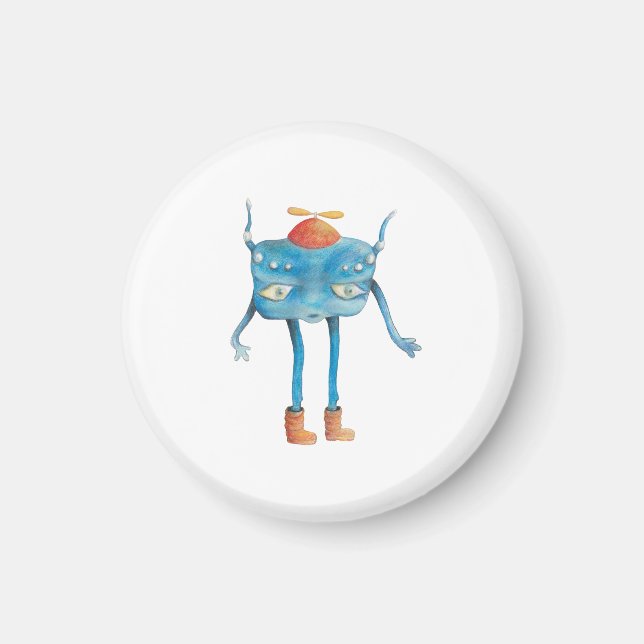 Íman Pequena Alienígena Pi (Frente)