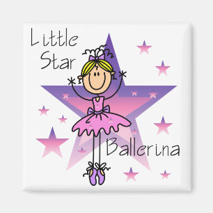 Íman Pequena Bailarina Estrela - Cabelo Loiro