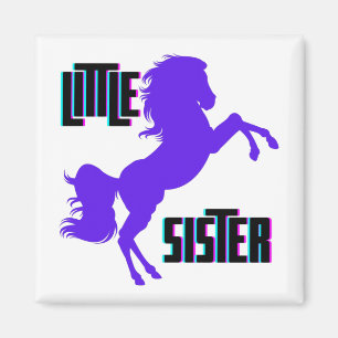 Íman Pequena Irmã Púrpura Pony