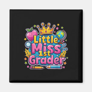 Íman Pequena Miss 1rua Grader - Primeiro Dia De Foco Es