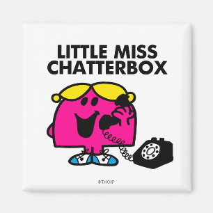 Íman Pequena Miss Chatterbox e Telefone Negro