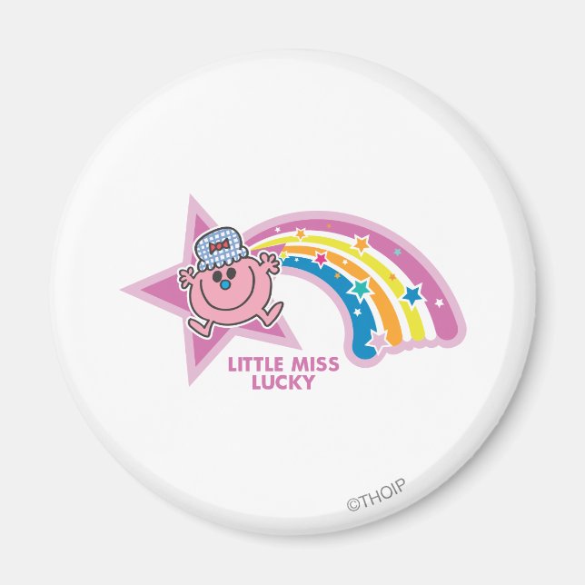 Íman Pequena Miss Lucky | Arco-íris (Frente)