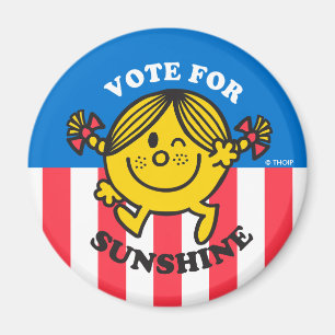 Íman Pequena Srta. Sunshine "Vote em Sol"