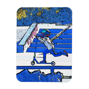 Íman Pequeno acelerador - Patinete de dublagem