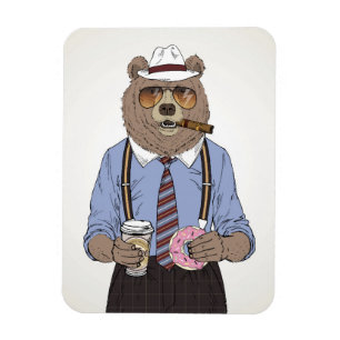 Íman Pequeno almoço do urso