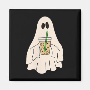 Íman Pequeno Bebendo Fantasma Café Forçado Halloween Sp