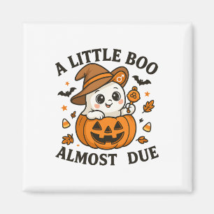 Íman Pequeno Boo Está Quase A Vir À Gravidez No Hallowe