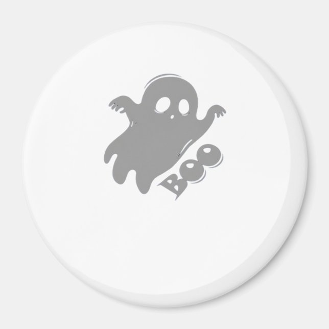 Íman Pequeno Boo Estético Simples (Frente)