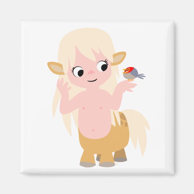 Íman Pequeno Cartoon Bonito Centauress Camiseta Bebê (Frente)