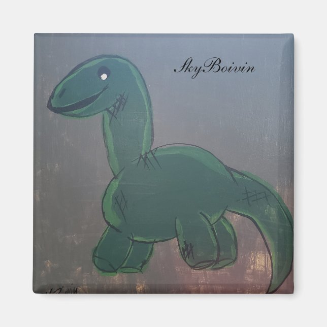 Íman Pequeno dinossauro (Frente)