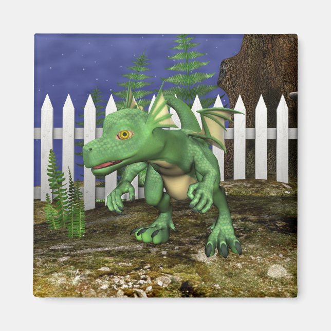 Íman Pequeno Dragão (Frente)