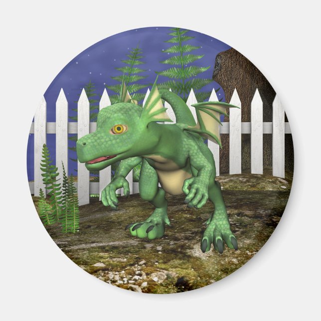 Íman Pequeno Dragão (Frente)