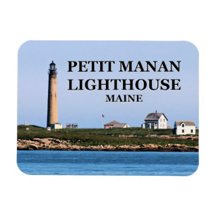 Íman Pequeno farol de Manan, ímã de Maine Flexi